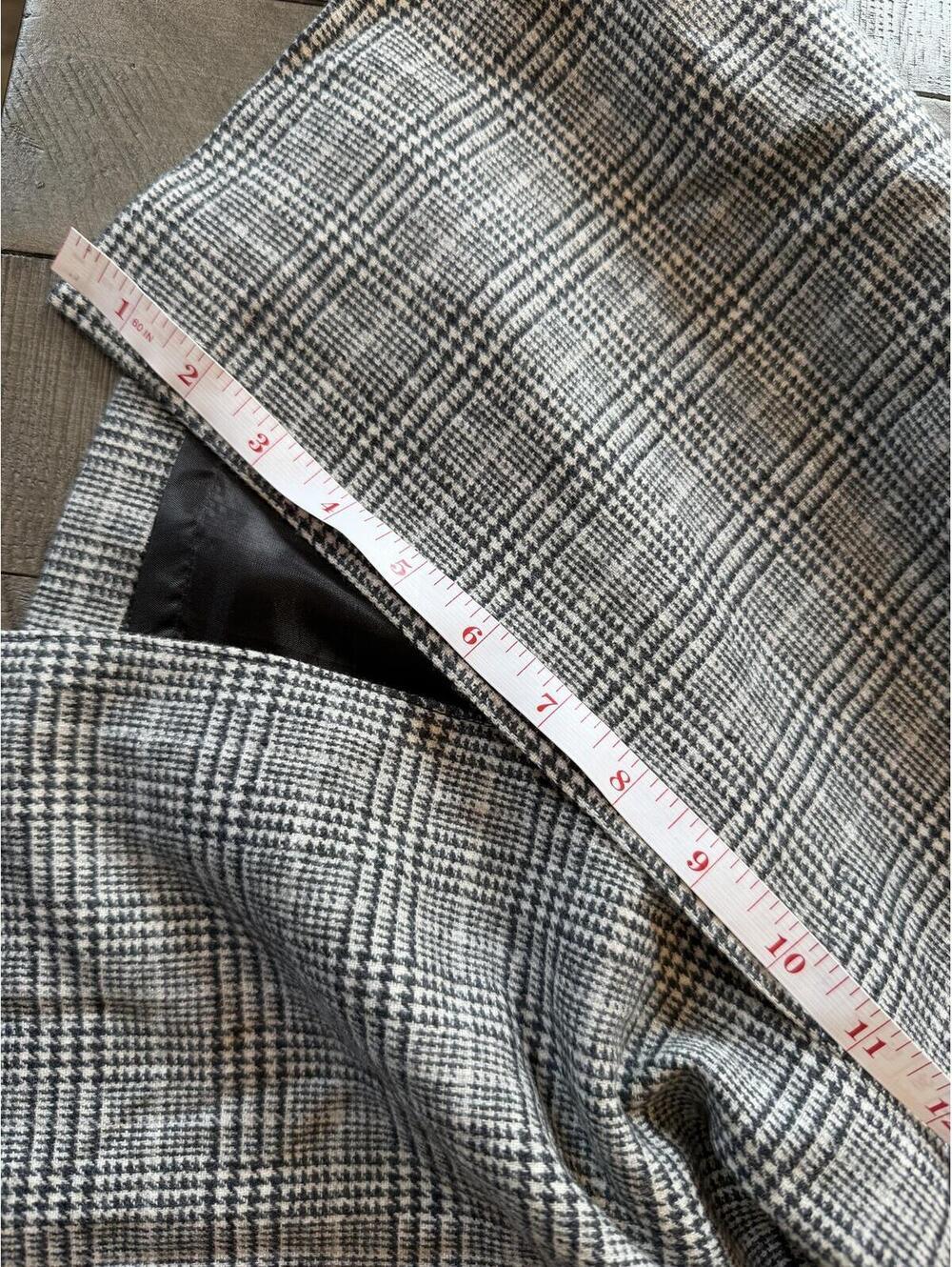 Vintage Pendleton 100% virgin wool pencil skirt plaid preppy - Picture 7 of 7